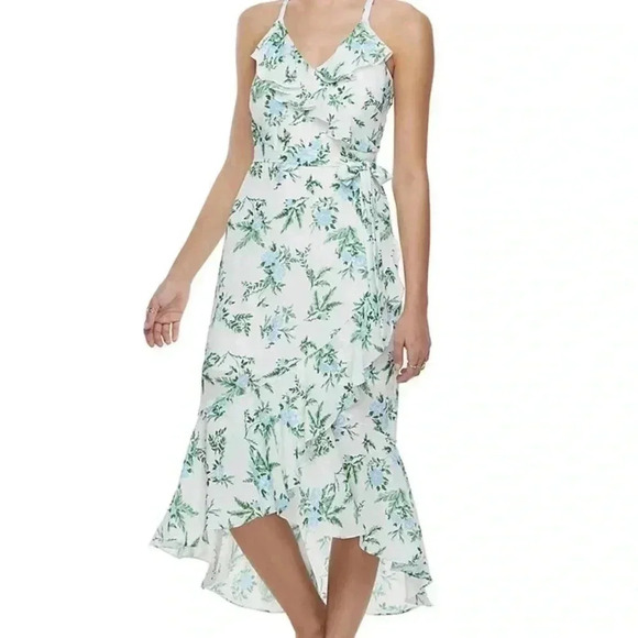 Disney Princess Floral Ruffle Midi Dress, Size Small - Picture 3 of 10